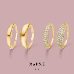MADS Z HALF-MOON RING 14 KARAT GULD - 1540092