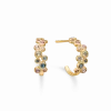 MADS Z LUXURY RAINBOW PETIT 14 KARAT GULD ØRERINGE - 1514067