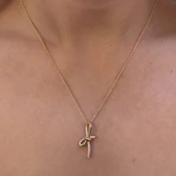 MADS Z MISS BUTTERFLY 14 KARAT VEDHÆNG MED BRILLANTER - 1531003