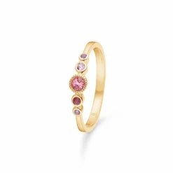 MADS Z PINK POETRY RING 14 KARATS GULD - 1546182