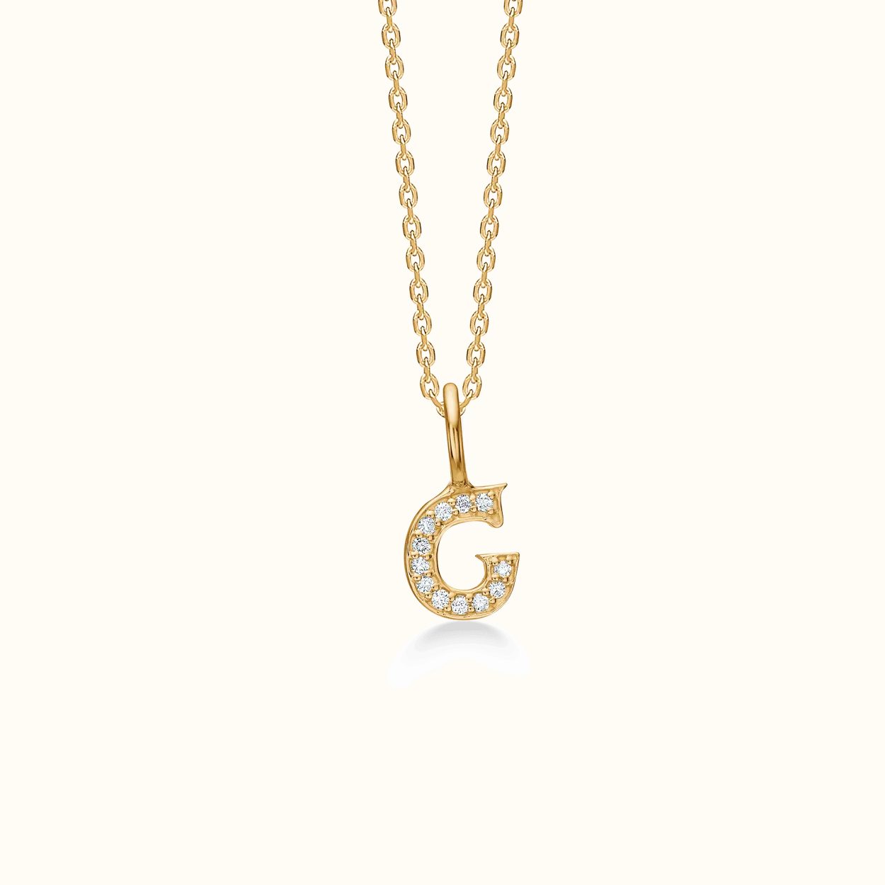 MADS Z TENDER LOVE VEDHÆNG G I 14 KARAT GULD MED BRILLANTER - 1531100-G