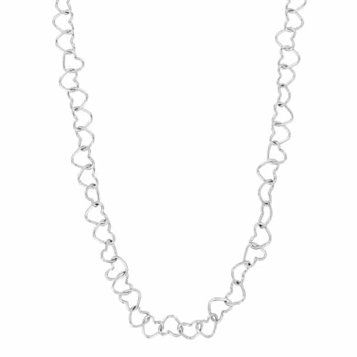 NORDAHL JEWELLERY LOVEME HALSKÆDE SØLV HJERTER - 20251510900