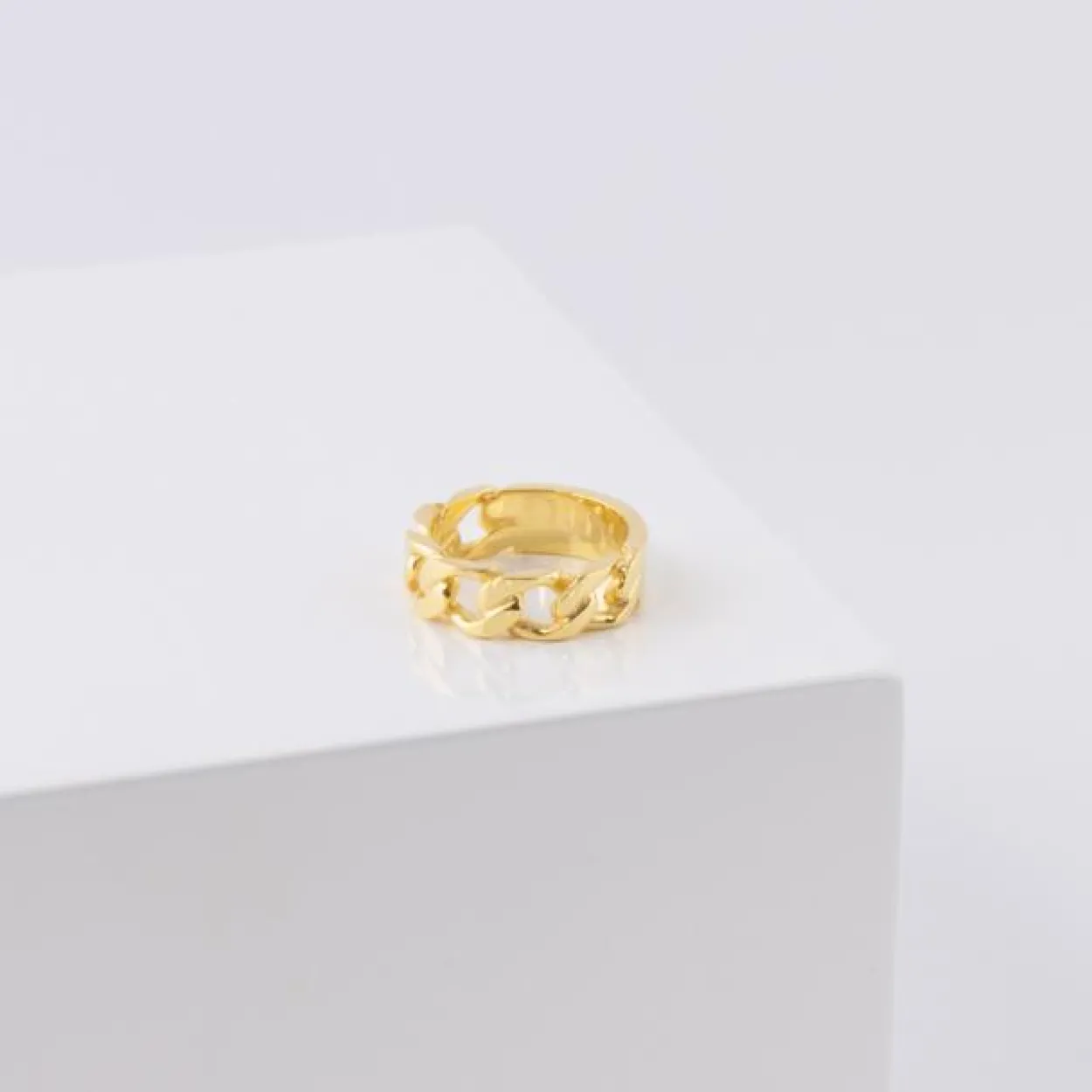NORDAHL JEWELLERY PANZER52 SØLV FORGYLDT RING 7 MM - 125 311-3