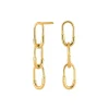 NORDAHL JEWELLERY ØRERINGE SØLV FORGYLDT PIN - 325 711-3