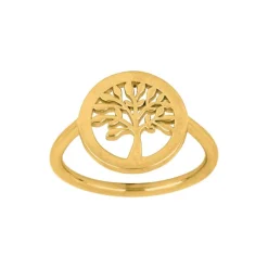 NORDAHL JEWELLERY RING SØLV FORGYLDT TREE52 11MM - 125 328-3