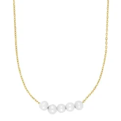 NORDAHL JEWELLERY SØLV FORGYLDT MED PERLER - 20890165945