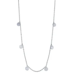 NORDAHL JEWELLERY SØLV HALSKÆDE DISC52 5 MM - 80257890900