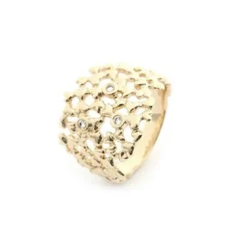 PER BORUP HEART RING 14 KARAT GULD MED BRILLANTER - 937RX