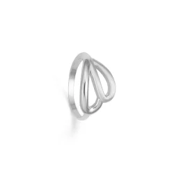 RANDERS SØLV RING MED SYNTETISK ZIRKONIA - 501108