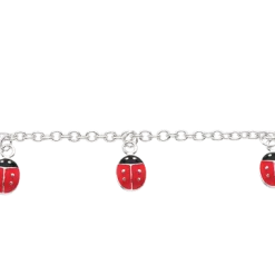SCROUPLES ARMBÅND SØLV MARIEHØNE - 671872