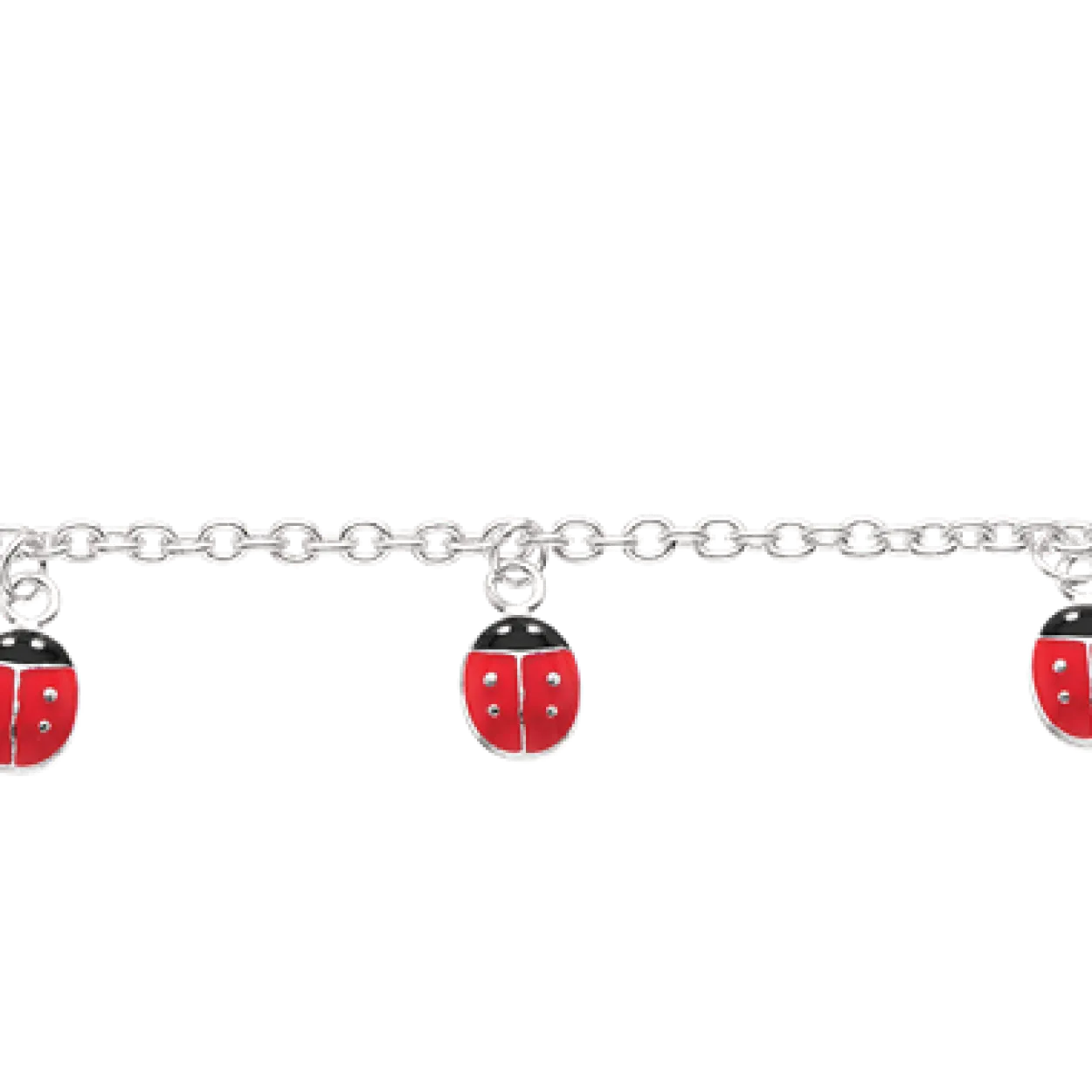 SCROUPLES ARMBÅND SØLV MARIEHØNE - 671872