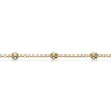 SCROUPLES COLLIER ANKER MED KUGLER FORGYLDT SØLV - 32142,45FG
