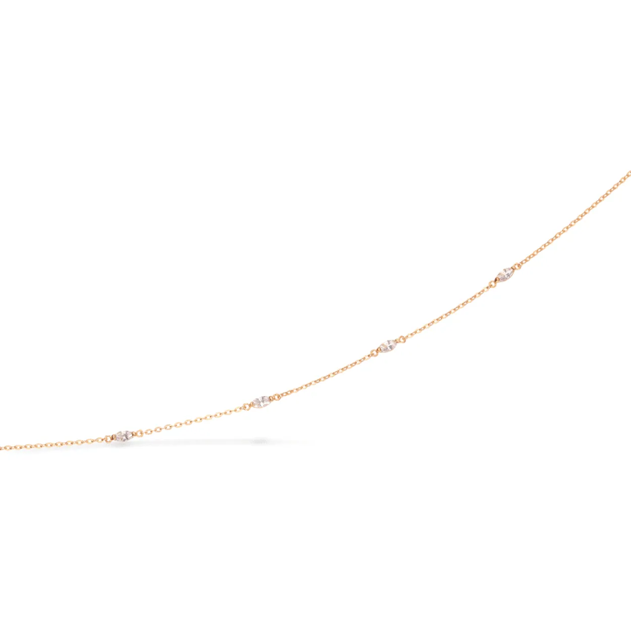 SCROUPLES 8 KARAT GULD ARMBÅND MED ZIRKONIA - 33733,18