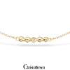 SCROUPLES 8 KARAT GULD HALSKÆDE MED BRILLANT 0,02 CARAT - 32943,42