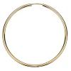 SCROUPLES 14 KARAT GULD ØRERINGE CREOL 2X50MM - 11505
