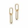 SCROUPLES 8 KARAT GULD ØRERINGE LINK - 120203