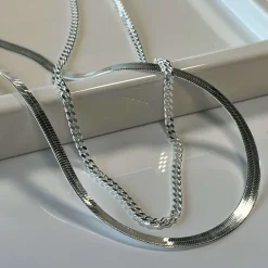 SCROUPLES MAGIC HALSKÆDE SØLV 3,6 MM BRED 42+5 CM - 32922,45