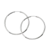 SCROUPLES ØRERINGE 14 KARAT HVIDGULD 19 MM - 11406
