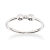 SCROUPLES RING PIGE SØLV MED ZIRKONIA - 726082