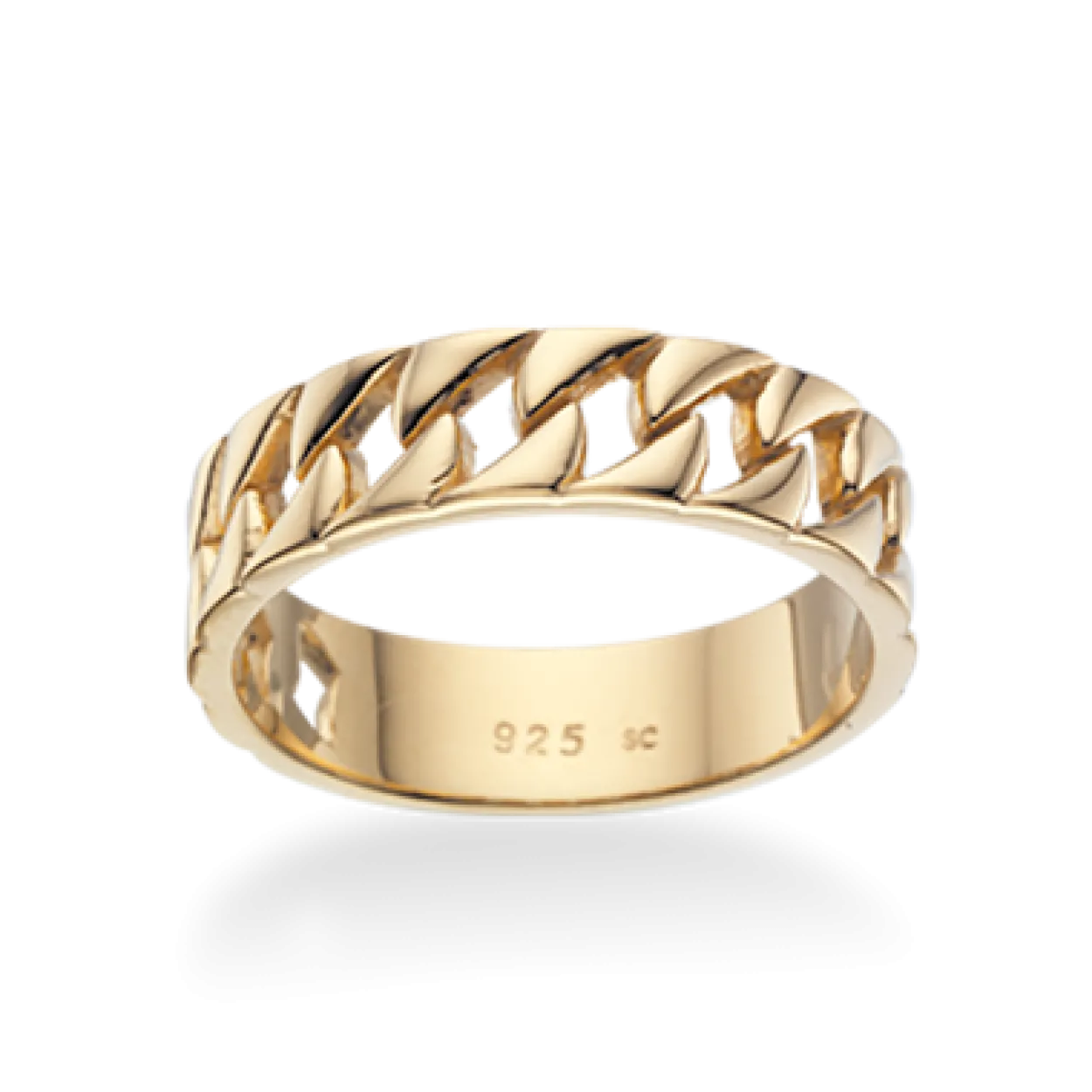 SCROUPLES RING SØLV FORGYLDT PANSER - 726222
