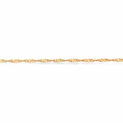 SCROUPLES SINGAPORE ARMBÅND SØLV FORGYLDT - 38192A,M