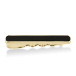 SCROUPLES SLIPSEHOLDER STÅL FORGYLDT SORT - 801581
