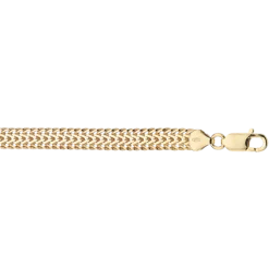 SCROUPLES SØLV FORGYLDT ARMBÅND - 610712