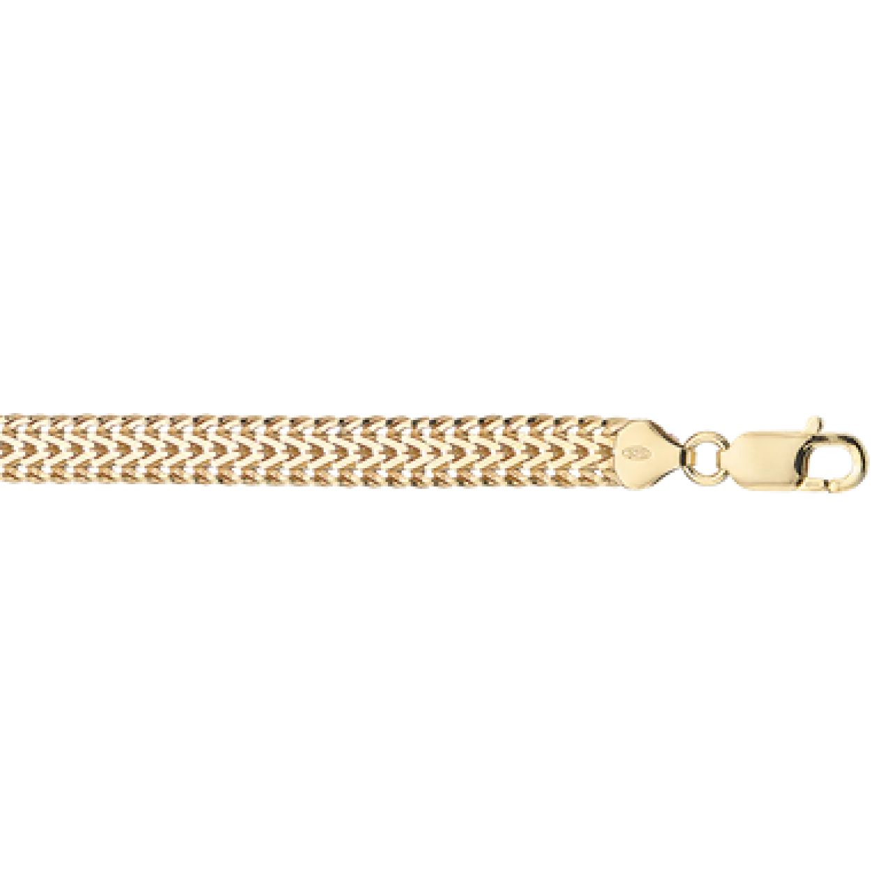 SCROUPLES SØLV FORGYLDT ARMBÅND - 610712