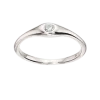 SCROUPLES SØLV PIGE RING MED SYNTETISK ZIRKON - 726892