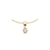 SCROUPLES VICTORIA 14 KARAT GULD VEDHÆNG MED BRILLIANT 0,05 CARAT - 11125,05