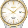 SEIKO HERRE UR MIX MED LÆNKE DATO - SGEG96P1