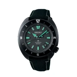 SEIKO PROSPEX SORT MED GRØN INDEX - SRPH99K1