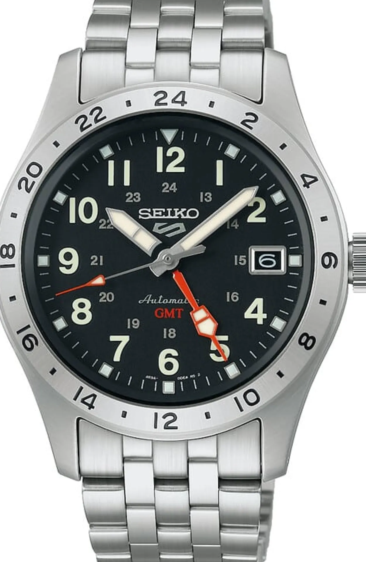 SEIKO 5 SPORT GMT AUTOMATIC LÆNKE - SSK023K1