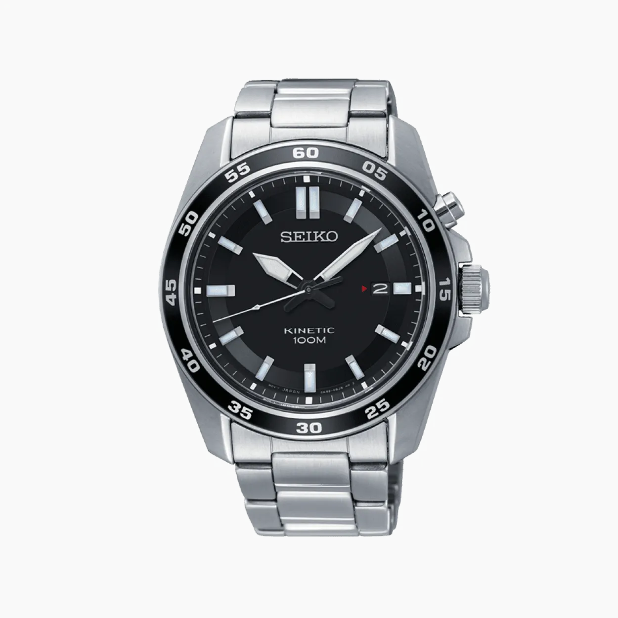 SEIKO SPORT KINETIC UR HERRE STÅL 10ATM - SKA785P1