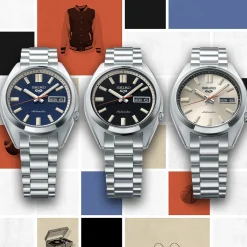 SEIKO 5 SPORT MED CHAMPAGNE FARVET SKIVE - SRPK91K1