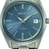 SEIKO TITANIUM HERRE UR MED BLÅ SKIVE - SUR371P1