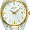 SEIKO UR HERRE MIX LÆNKE MED DATO - SUR312P1