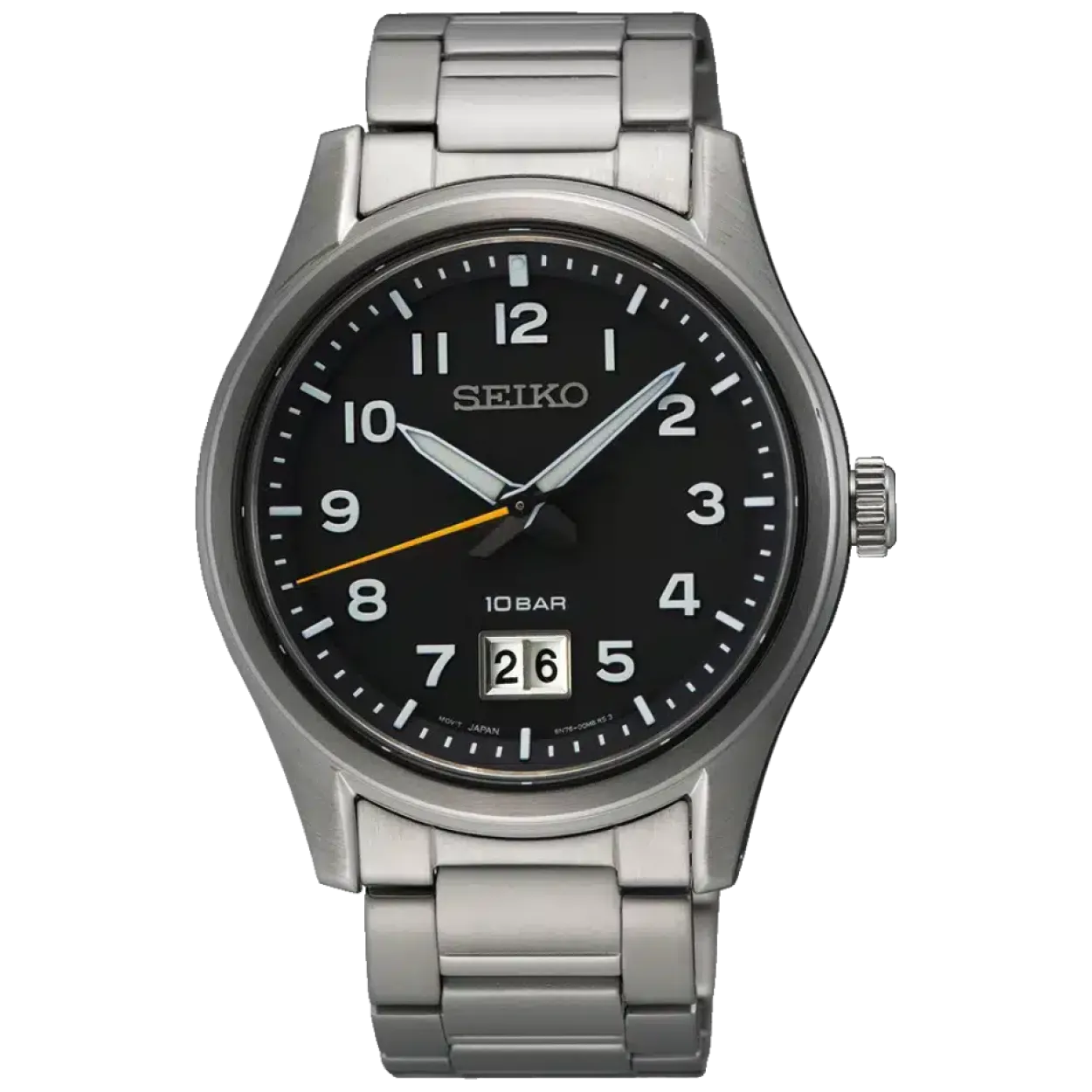 SEIKO UR HERRE QUARTZ STÅL MED TAL - SUR569P1