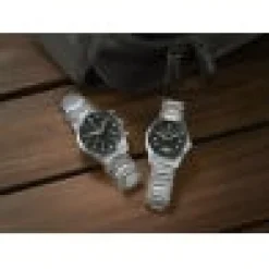 SEIKO UR HERRE QUARTZ STÅL MED TAL - SUR569P1