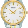 SEIKO UR HERRE TOFARVET MED LÆNKE - SUR402P1