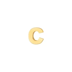 SIERSBØL ØRERING 14 KARAT GULD 1 STK BOGSTAV C - 3083187050C