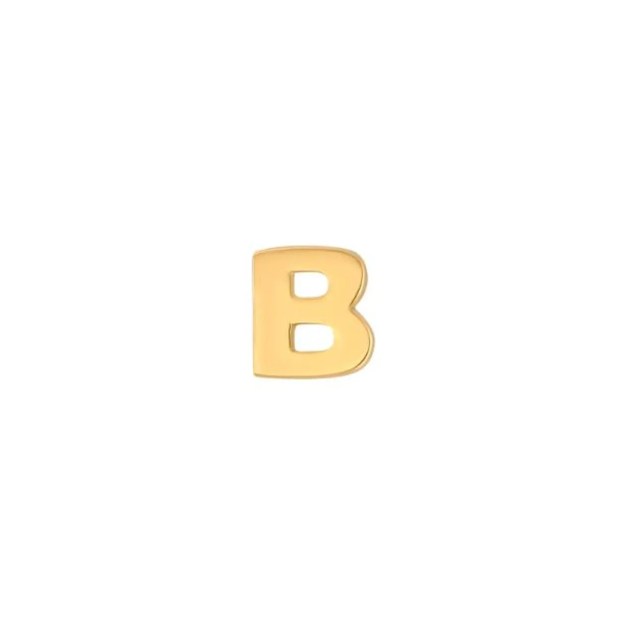 SIERSBØL ØRERING 14 KARAT GULD 1 STK BOGSTAV B - 3083187050B