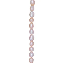 SIERSBØL SHAPE HALSKÆDE ROSA BAROK PERLER - 812 034-45