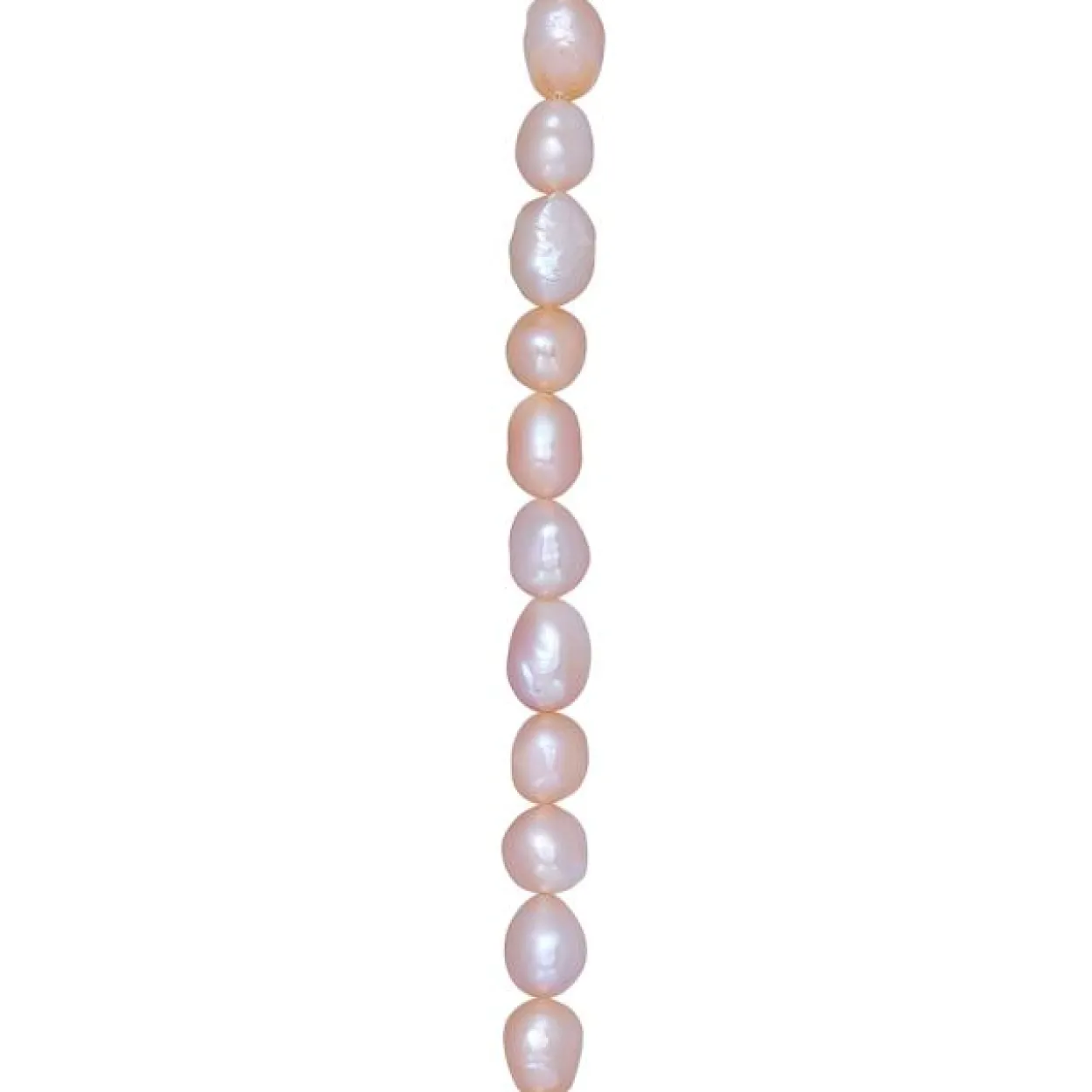 SIERSBØL SHAPE HALSKÆDE ROSA BAROK PERLER - 812 034-45