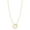 SIERSBØL VEDHÆNG 14 KARAT GULD CIRKEL 0,02 CARAT W/PI - 218 047BR5