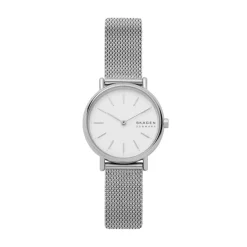 SKAGEN DAME SIGNATUR LILLE UR STÅL MED MESH LÆNKE - SKW2692