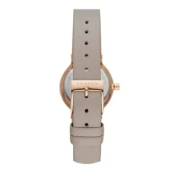 SKAGEN FREJA LILLE UR DAME ROSA MED LÆDERREM - SKW3005