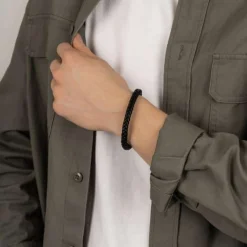 SON OF NOA ARMBÅND SORT KALVESKIND 21 CM - 80970259121