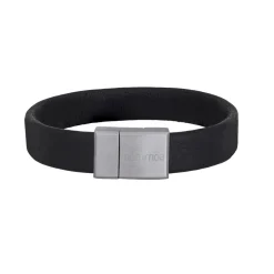 SON OF NOA ARMBÅND SORT LÆDER 21 CM