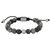 SON OF NOA HERRE ARMBÅND STÅL MED MAP STONE - 80890282700